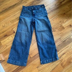 Old Navy Size 10 Wide Leg Patch Pocket Women's Jeans